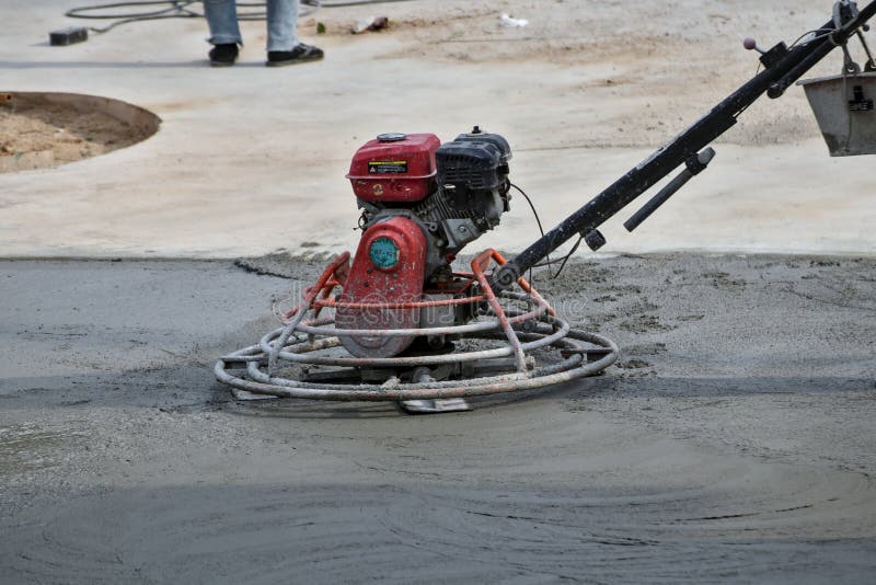 Concrete grinding for construction work is fast with this concrete mortar grinder.