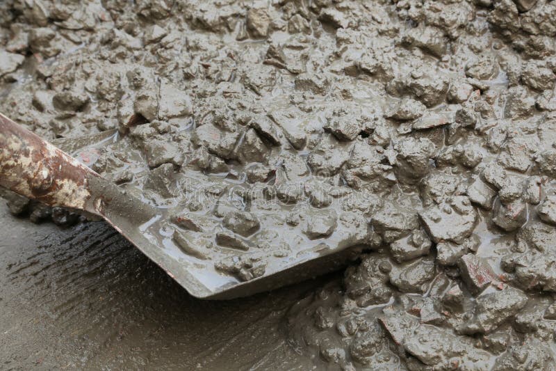 Concrete mixture stock photo. Image of cement, object - 56113572