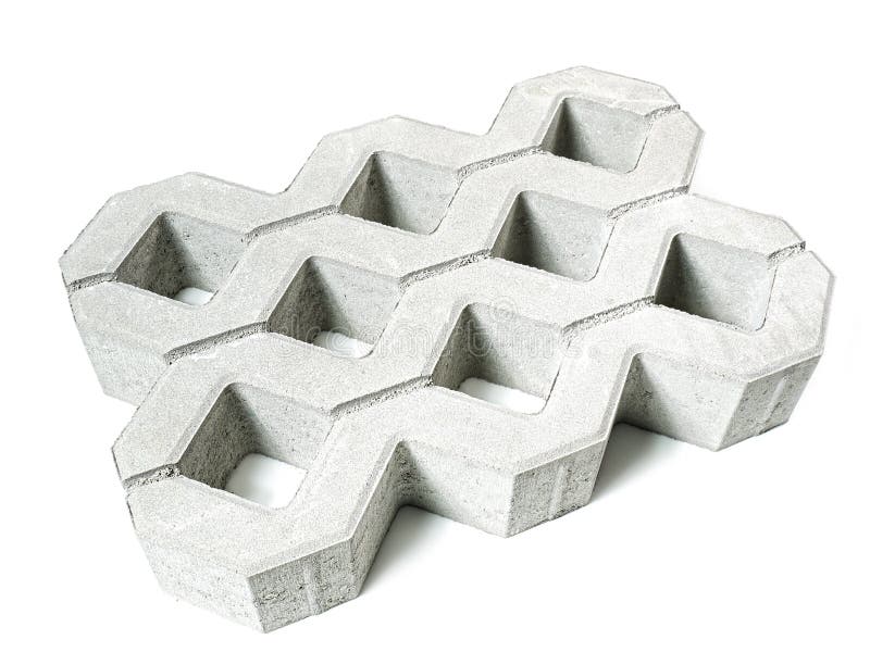 Concrete pavement block stock image. Image of hollow - 24294207