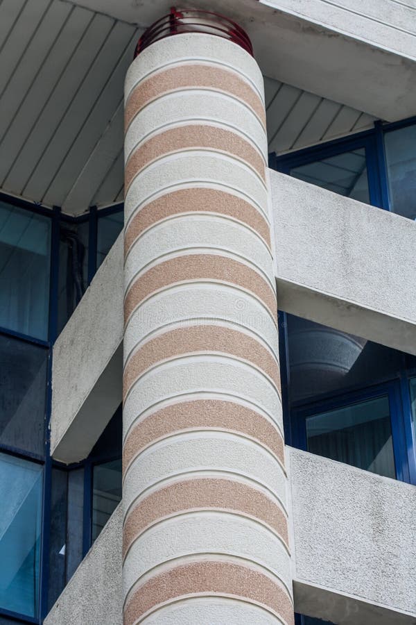 Concrete Pillar stock photo. Image of textured, construction - 45716228