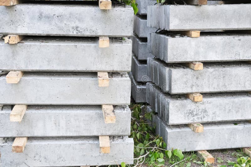 Concrete plates in a stack stock photo. Image of center 182867892