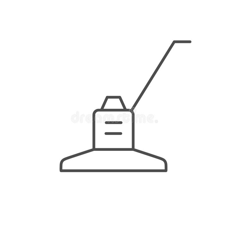 Concrete Power Trowel Line Icon Stock Vector Illustration of grinder
