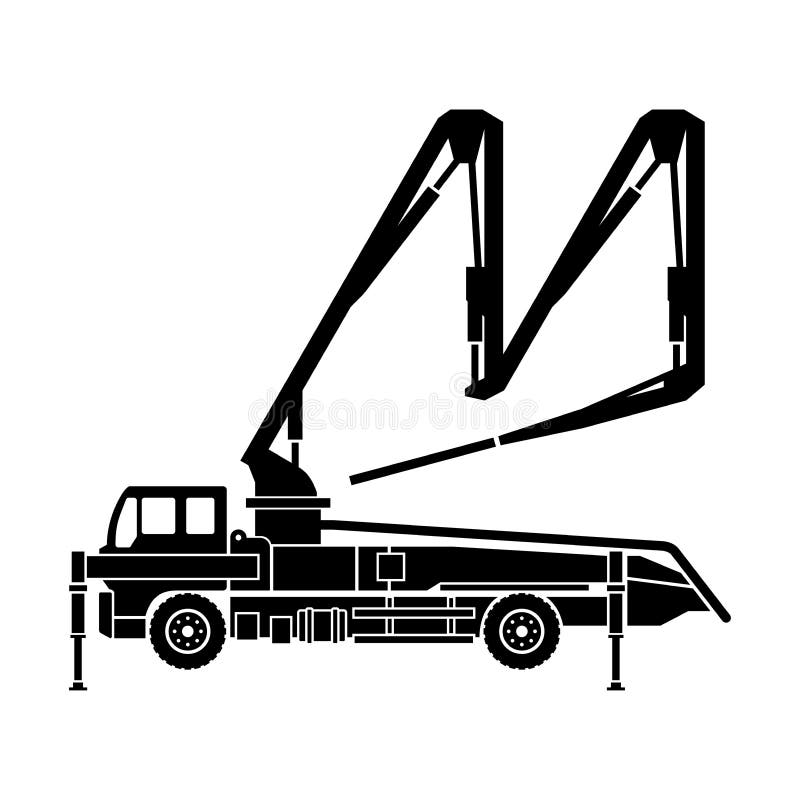 Concrete Pump Stock Illustrations – 200 Concrete Pump Truck Stock Illustrations, Vectors & - Dreamstime