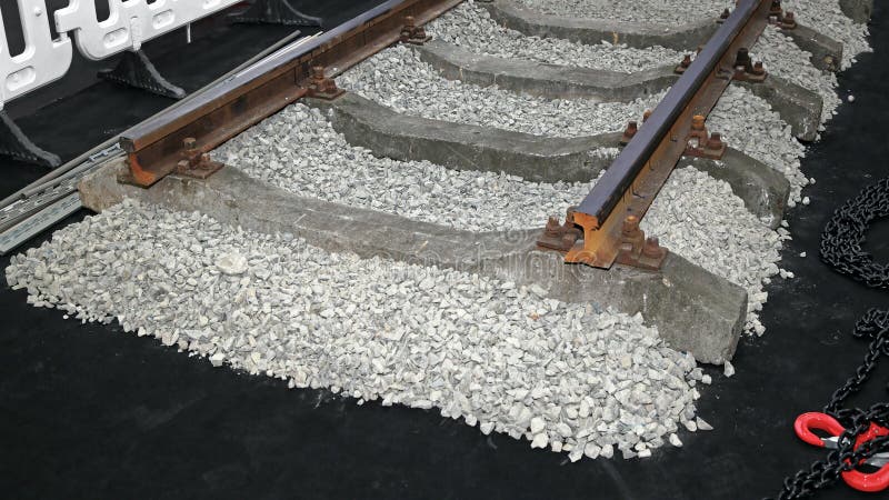 Concrete Railway Sleepers royalty free stock photography Concrete Railway Sleepers royalty free stock photography