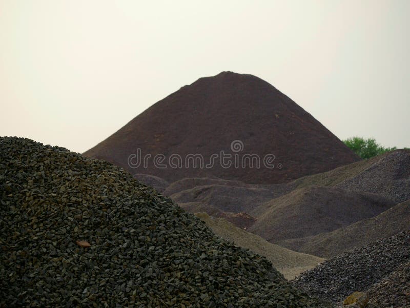 Concrete Raw Material Stock Presented at Sky Stock Image Image of