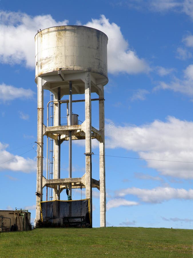 Old Water Tower stock image. Image of pipes, watertower 44117