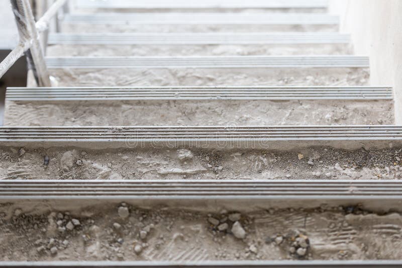 Concreto da escadaria imagem de stock royalty free