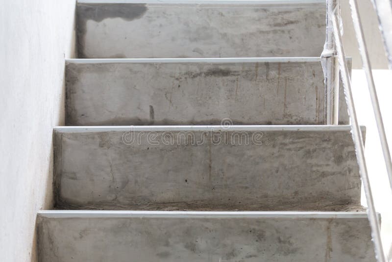 Concreto da escadaria fotografia de stock