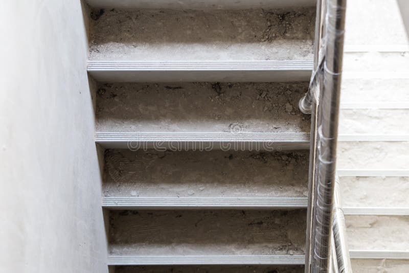 Concreto da escadaria fotos de stock