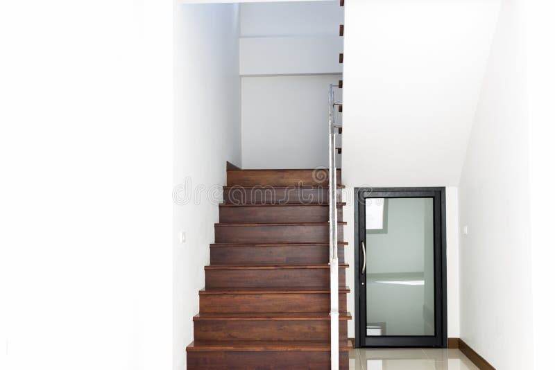 Concreto da escadaria foto de stock