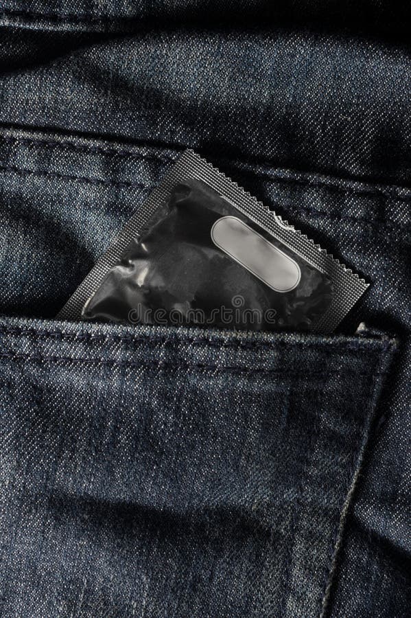 Condom Packed Jeans Pocket Stock Photos Free & RoyaltyFree Stock