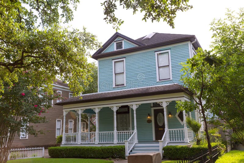 Houston Heights Blvd townhouses in Texas US USA. Houston Heights Blvd townhouses in Texas US USA