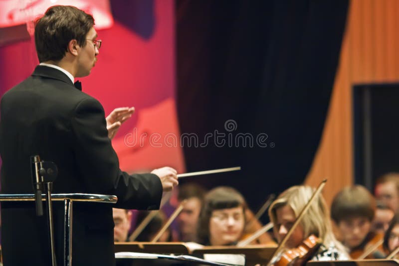 Music Conductor Inspired Maestro Stock Photo Image of hand, master 41482610