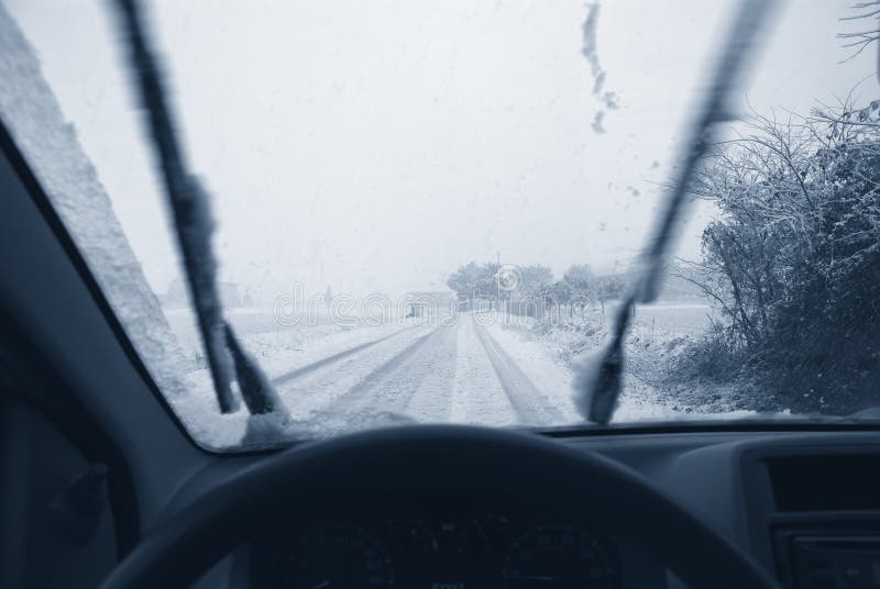 Conduisez sur la neige