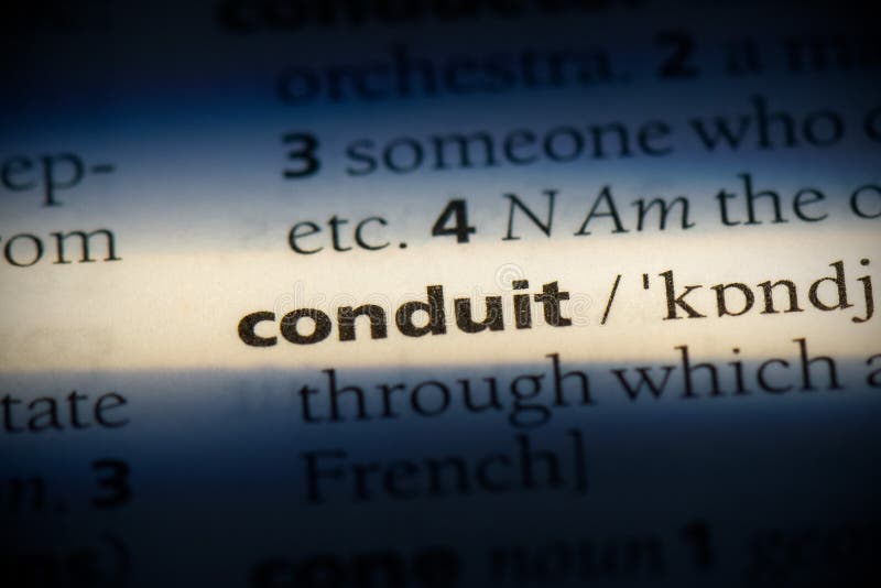 Conduit stock image. Image of closeup, language, focus 161392907