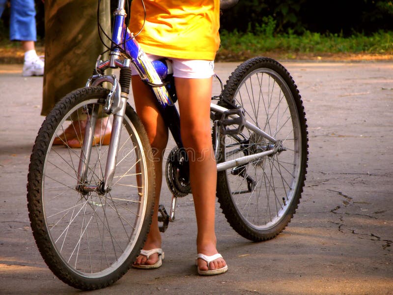 la position de la bicyclette au t