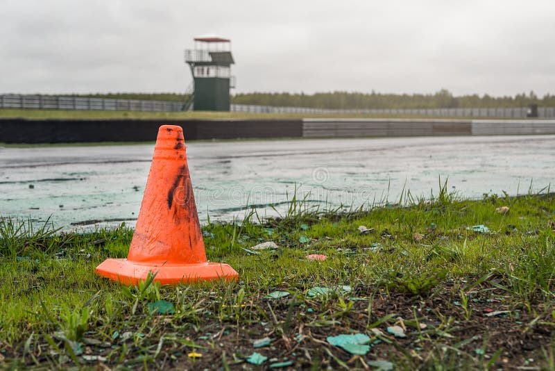 Traffic Cones Race Car Track Stock Photos Free & RoyaltyFree Stock