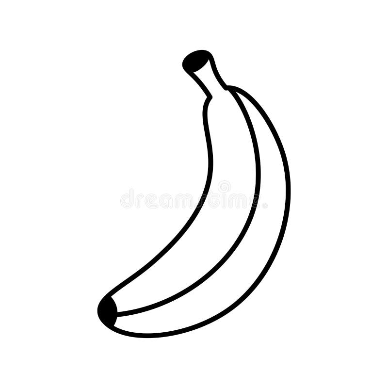 B é para banana para colorir