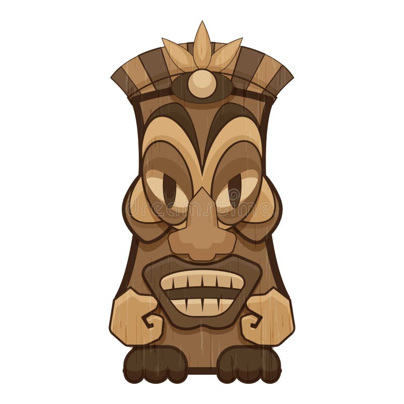 ?cone do ?dolo do Maya, estilo dos desenhos animados ilustração stock ?cone do ?dolo do Maya, estilo dos desenhos animados ilustração stock