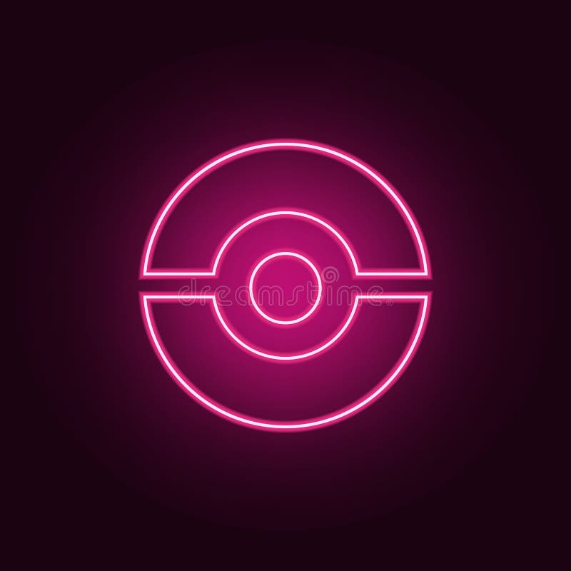 Vetor De ícone De Pokeball Isolado Vetor De Esfera De Design Fino