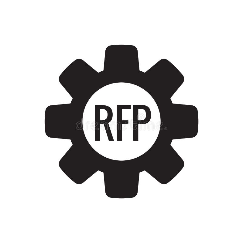 ?cone do RFP - conceito ou ideia do pedido de propostas ilustração stock ?cone do RFP - conceito ou ideia do pedido de propostas ilustração stock