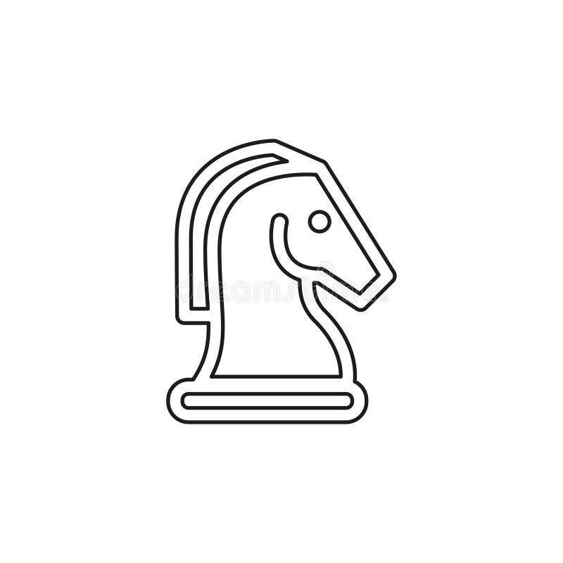 Cavalos: Jogo De Xadrez, Desenhos Animados Ilustração do Vetor - Ilustração  de cavalos, dualismo: 51716071