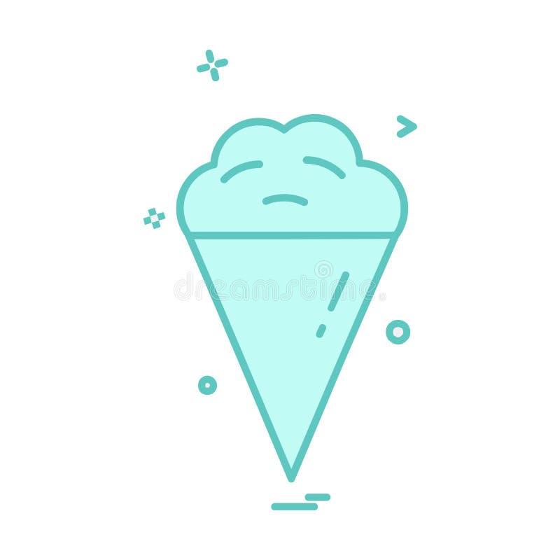 Cone icon design vector stock vector. Illustration of concept - 132443332