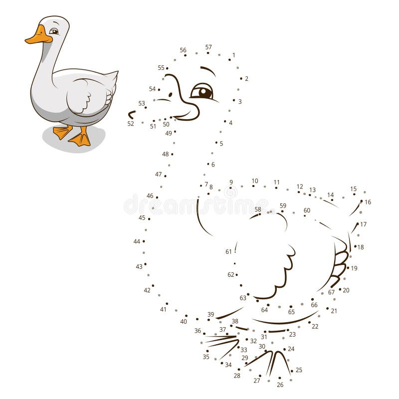 Conecte Pontos Por Números Para Desenhar Animal Ponto Ponto Educação imagem  vetorial de KidLand© 542951202