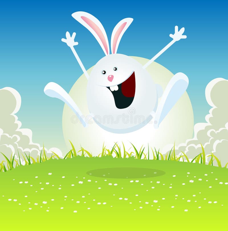 Conejito de pascua de la historieta libre illustration Conejito de pascua de la historieta libre illustration