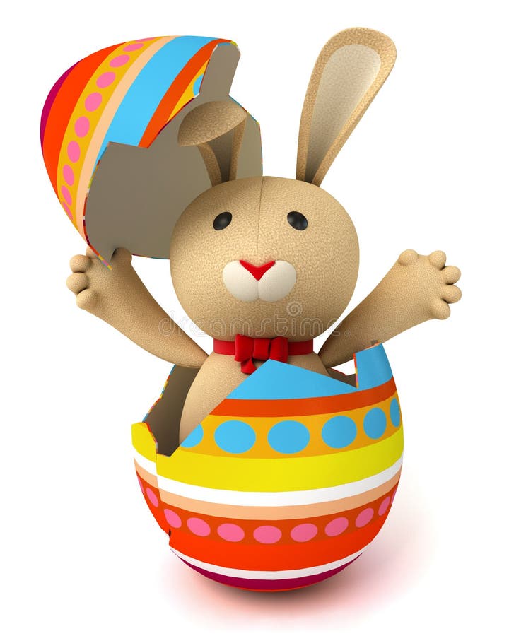 Conejito del peluche del juguete ilustración del vector Conejito del peluche del juguete ilustración del vector
