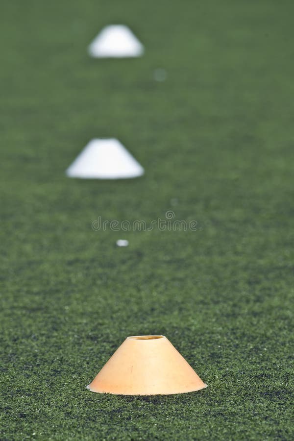 Cones for Soccer Training stock photo. Image of define 32023978