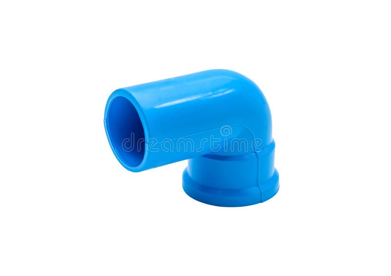 Conexión de tubo azul del pvc con la válvula aislada en blanco imágenes de archivo libres de regalías Conexión de tubo azul del pvc con la válvula aislada en blanco imágenes de archivo libres de regalías