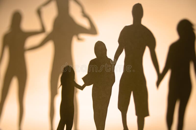 Conexão da família fotografia de stock royalty free Conexão da família fotografia de stock royalty free