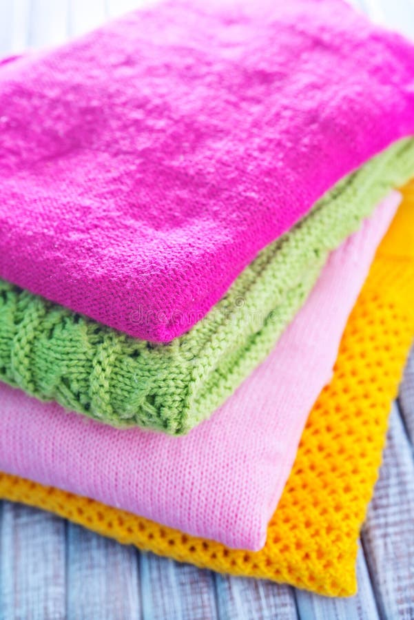 Confecção de malhas fotografia de stock