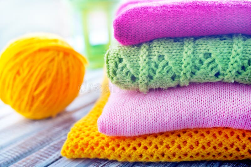 Confecção de malhas imagens de stock