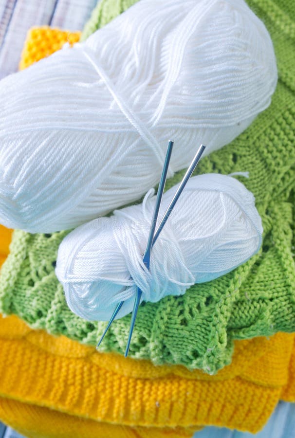 Confecção de malhas fotografia de stock