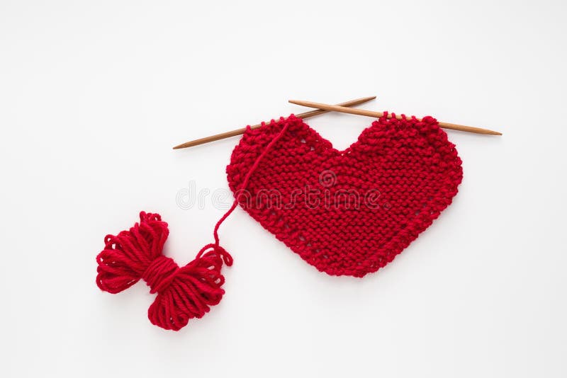 Amor por Tricotar imagens de stock royalty free