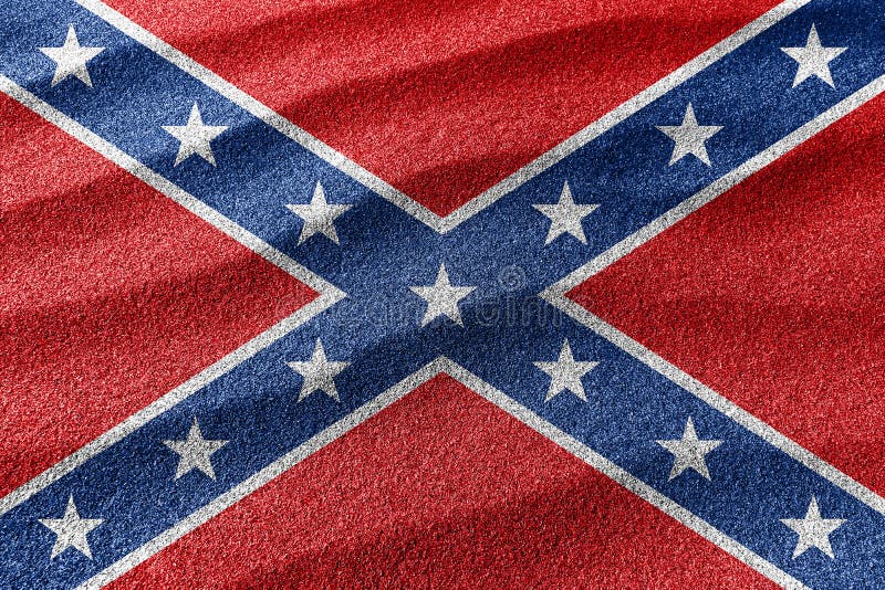 Confederate Flag, National Flag, Modern Flag Stock Illustration ...