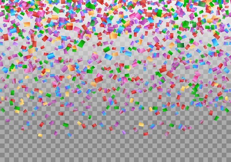 Confetti border backdrop