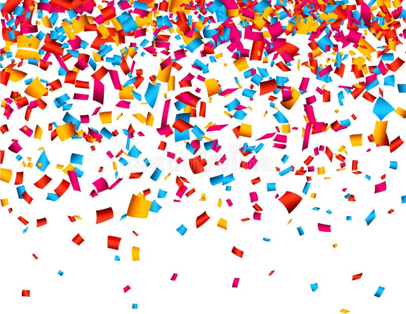 Confetti Celebration Background. Stock Vector - Illustration of festival,  event: 43624485