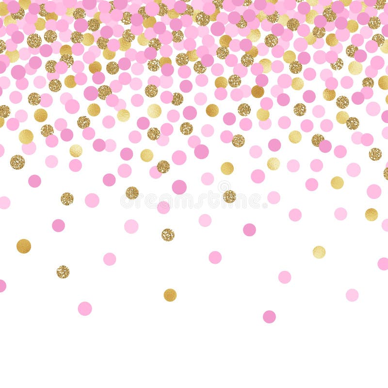 Falling Confetti Background Stock Illustration Illustration of