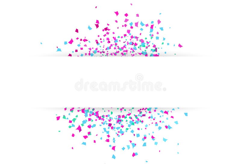 Confetti Paper Falling Scatter Bright Colorful Spectrum Rainbow Festival  Celebration Stock Vector by ©Hatcha 237681566