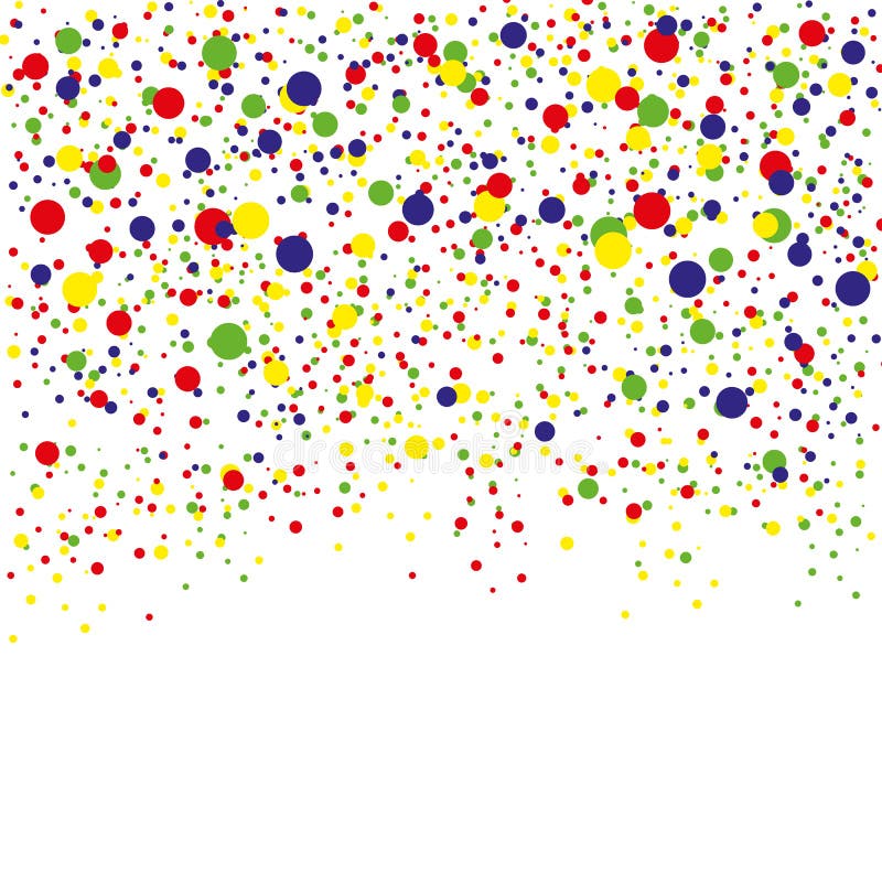 Confetti Rain stock vector. Illustration of group, gold 69781447