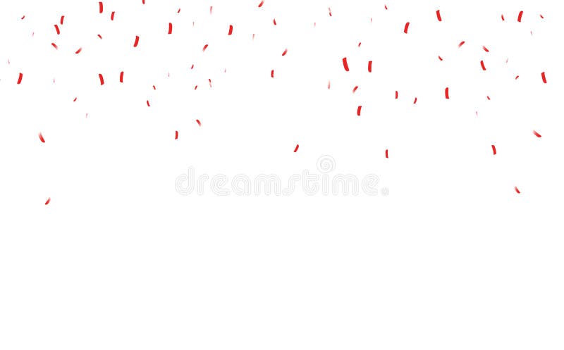 Falling Paper Confetti Festive Celebration Background Stock Vector