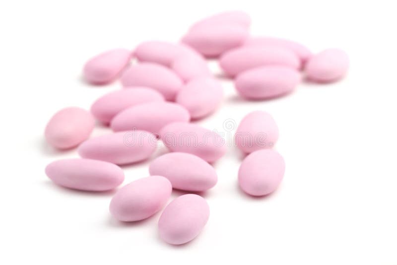 Confetti rosa fotografia stock. Immagine di femmina, comunione 34643804