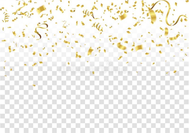 Confettis abstraits d'or de célébration de fond Fond de vecteur illustration stock Confettis abstraits d'or de célébration de fond Fond de vecteur illustration stock