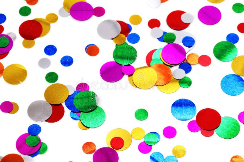 Confettis colorés photos libres de droits Confettis colorés photos libres de droits