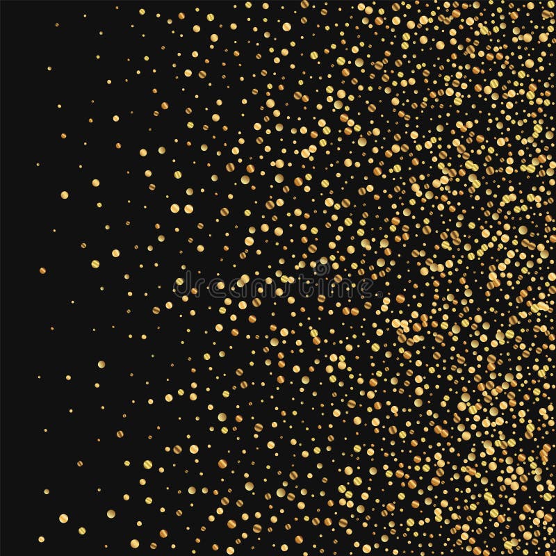 Confettis d'or illustration de vecteur Confettis d'or illustration de vecteur