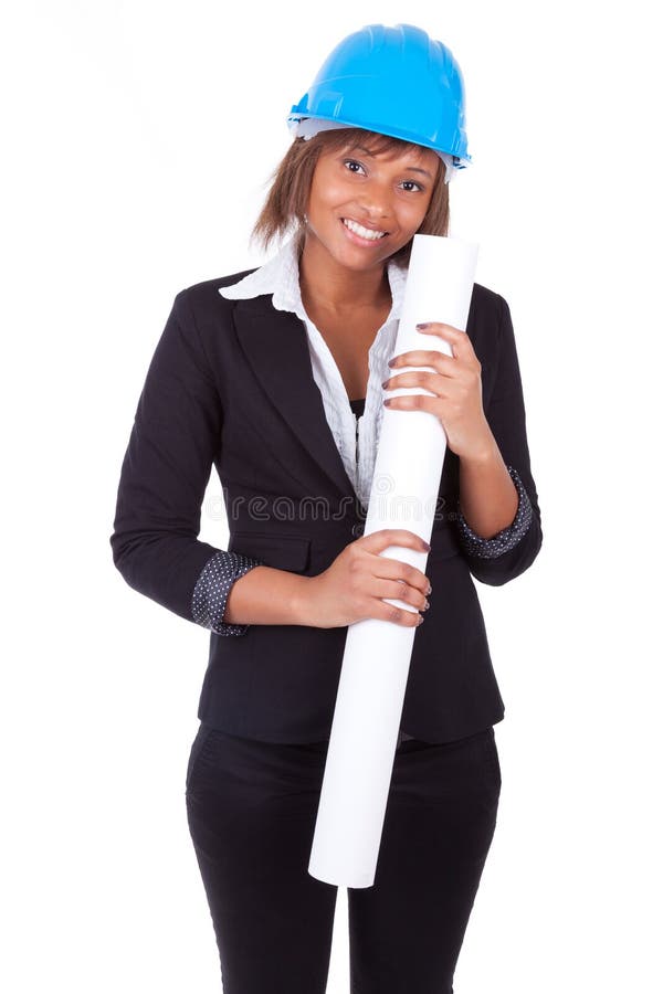 African American woman architect stock images