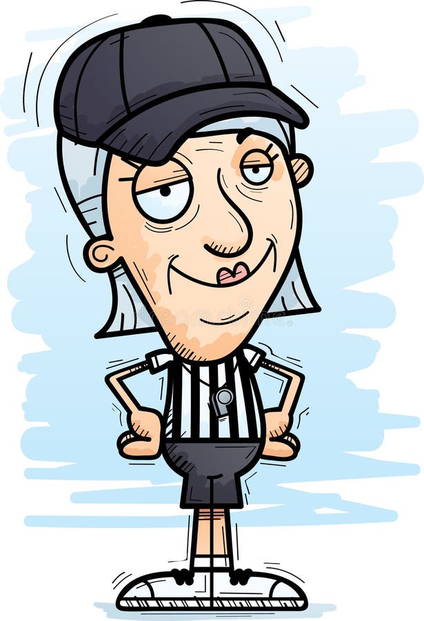 Cartoon Referee stock vector. Illustration of football - 15009240